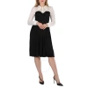 Burberry Ladies Natural White Marcella Two Tone Bustier Shirtdress In Natural White