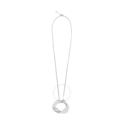 Burberry Ladies Palladio Palladium-plated Chain Link Necklace In Metallic