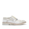 BURBERRY OPEN BOX - BURBERRY LADIES RAYFORD STUDDED LEATHER DERBY SHOES