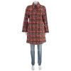 BURBERRY BURBERRY LADIES SCRIBBLE CHECK BONDED COTTON CAR COAT