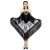 Burberry Ladies Snow Tasselled Tulle-overlay Twill Dress In Snow