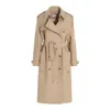 BURBERRY BURBERRY LADIES SOFT FAWN TECH FABRIC TRENCH COAT