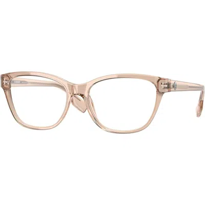 Burberry Ladies' Spectacle Frame  Auden Be 2346 Gbby2 In Transparent