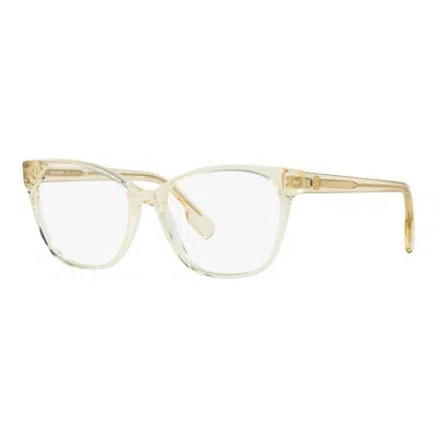 Burberry Ladies' Spectacle Frame  Caroline Be 2345 Gbby2 In Gold
