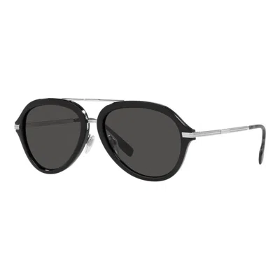 Burberry Ladies' Sunglasses  Jude Be 4377 Gbby2 In Black