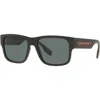 Burberry Men's Polarized Sunglasses, Be4358 Knight 57