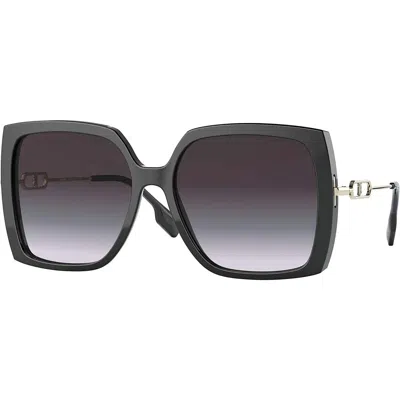 Burberry Ladies' Sunglasses  Luna Be 4332 Gbby2 In Black