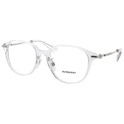 Burberry Ladies Transparent Rectangular Eyeglass Frames 0be2412d