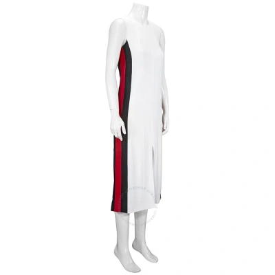 Burberry Ladies White Roundneck Sleevless Dress