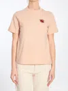 Burberry Ladybug Logo T-shirt In Beige