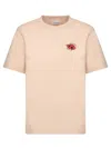Burberry Ladybug Logo T-shirt In Beige