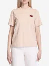 Burberry Ladybug Logo T-shirt In Beige