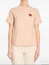 Burberry Ladybug Logo T-shirt In Nude