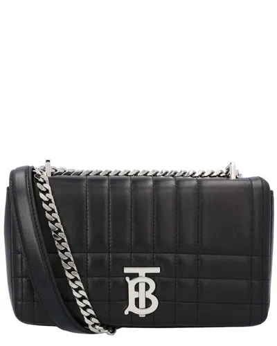 Burberry Lambskin Lola Bag In Black