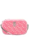 Burberry Lambskin Lola Mini Bag In Pink
