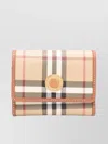 Burberry Lancaster Check Pattern Foldable Wallet
