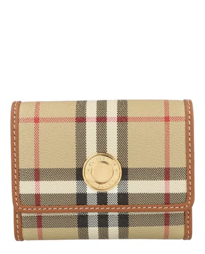 Burberry Lancaster Check Trifold Wallet