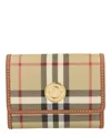 Burberry Small Wallet "vintage Check" In Brown