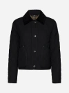 BURBERRY LANFORD QUILTED FABRIC JACKET