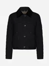 BURBERRY BURBERRY LANFORD QUILTED FABRIC JACKET