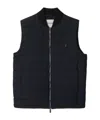 Burberry Langham Down Vest In Indigo