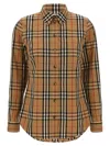 Burberry 'curved Hem Buttoned Cuffs Long Sleeves Shirt'