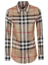 Burberry Classic Check Button-up Shirt In Brown