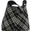Burberry Small Check Shoulder Bag In Black/calico