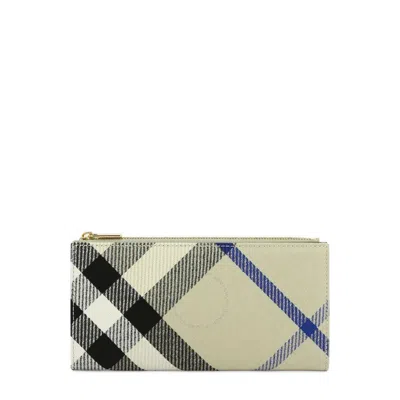 BURBERRY BURBERRY LARGE CHECKED BI-FOLD WALLET