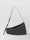 Burberry Large Curved Shoulder Bag With Textured Finish