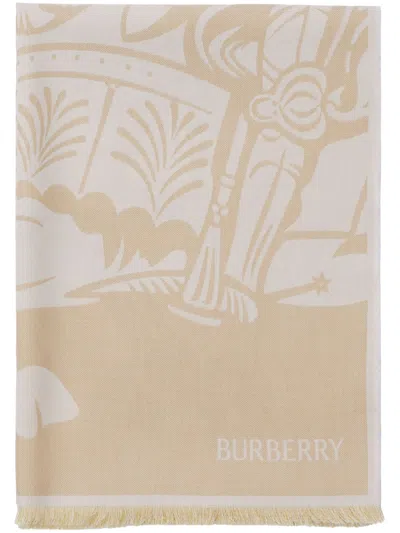 BURBERRY LARGE EKD SCARF