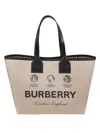 BURBERRY LARGE HERITAGE TOTE