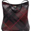 Burberry Large Highlands Shoulder Bag In Red