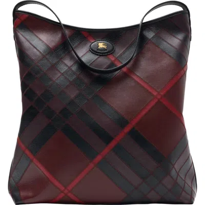 Burberry Large Highlands Shoulder Bag In Red