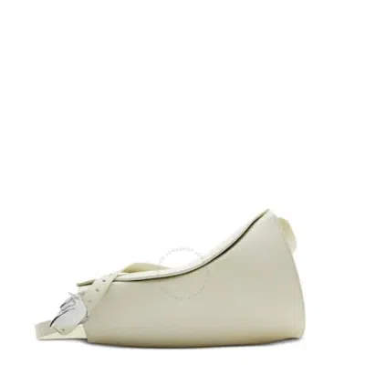 Burberry Large Horn Bag In Neutrals