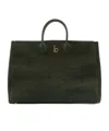 Burberry Large Rocking Horse Tote Bag In Loch