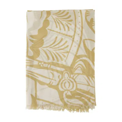 Burberry Large Scarf In Neutral