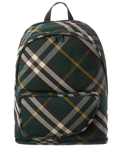 Burberry Large Shield Backpack In Green