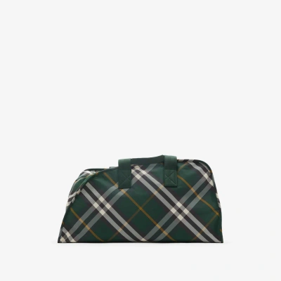 Burberry Large Shield Duffle Bag In Green