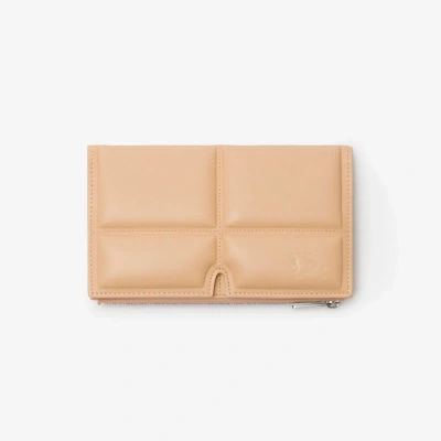 Burberry Large Snip Bifold Wallet In Peach