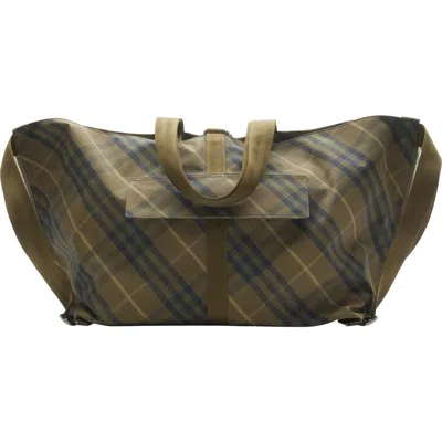 Burberry Large Tent Bag In Brown