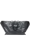 Burberry Large Double Handle Shoulder Bag In Black