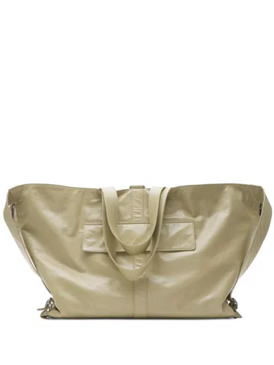 Burberry Large Tent Tote Bag In Hunter