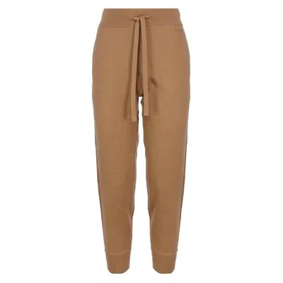 Burberry Larkan Cashmere Blend Jogging Pants In Brown