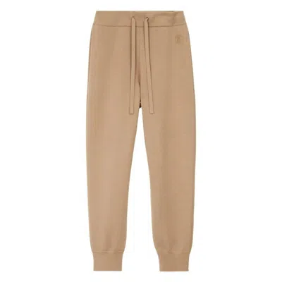 Burberry Larkan Monogram Motif Jogging Pants In Brown