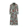 Burberry Layla Midi Length Wrap Dress