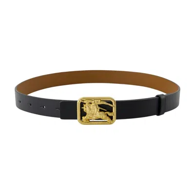 Burberry Lb Rider Belt In Black