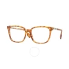 Burberry Leah Demo Square Ladies Eyeglasses Be2338 3908 53 In N/a