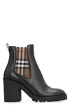 BURBERRY BURBERRY LEATHER ANKLE BOOTS