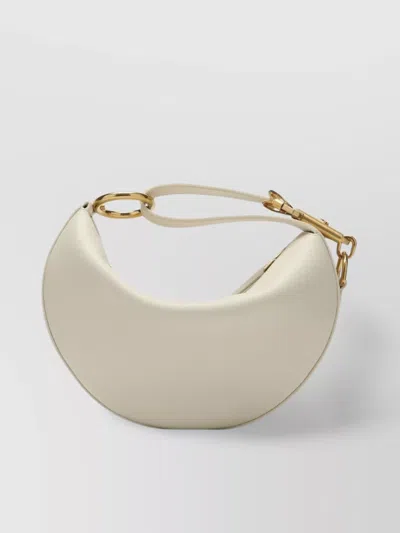 Burberry Leather Bag With Adjustable Curved Strap